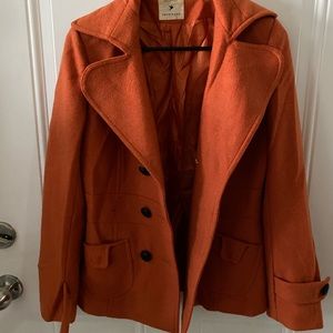 Orange coat